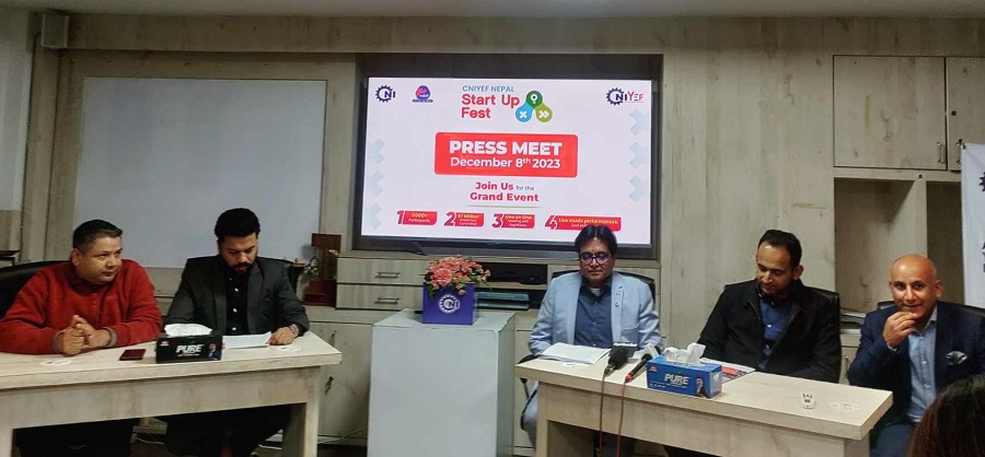 काठमाडौंमा ‘सीएनआईवाईइएफ स्टार्टअप फेष्ट २०२३’ हुँदै