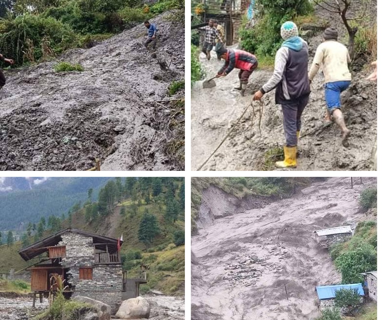 मुगुमा पहिरोमा परी आठ जनाको मृत्यु, तीन जना बेपत्ता