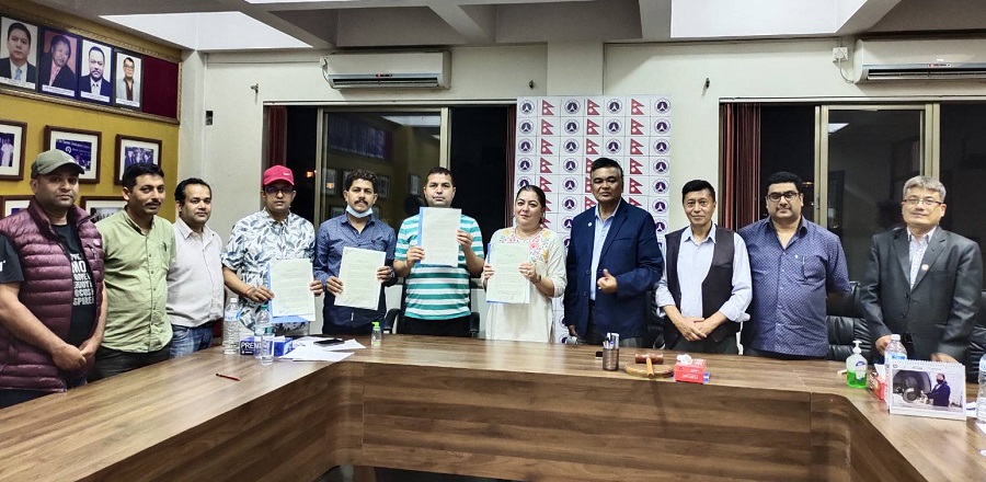 होटल संघ र तीन वटा ट्रेड युनियनबीच पाँच बुँदे सम्झौता