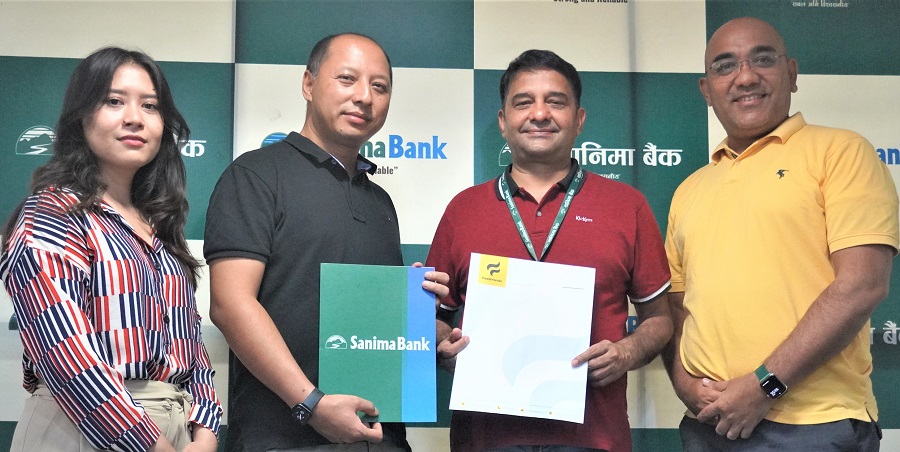 सानिमा बैंकका ग्राहकहरुलाई ‘फूडमाण्डू’मा क्यासब्याक