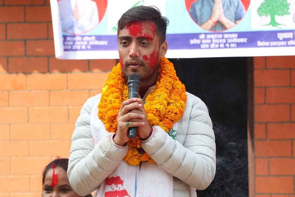 खुमबहादुरका छोरा अनुरागले चुनाव जिते