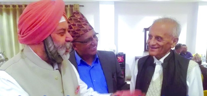 अर्धभूमिगत नेता सिंहद्वारा भारतीय राजदूतसँग गोप्य वार्ता