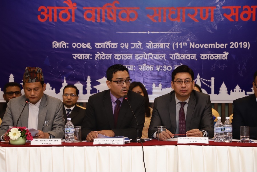 नेपाल क्लियरिङ्ग हाउसले ३८ प्रतिशत बोनस दिने