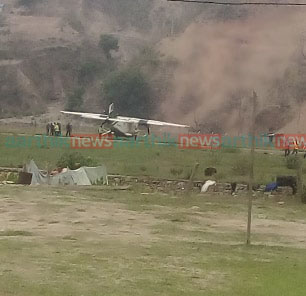 तार एयरको विमान रामेछापमा दुर्घटना
