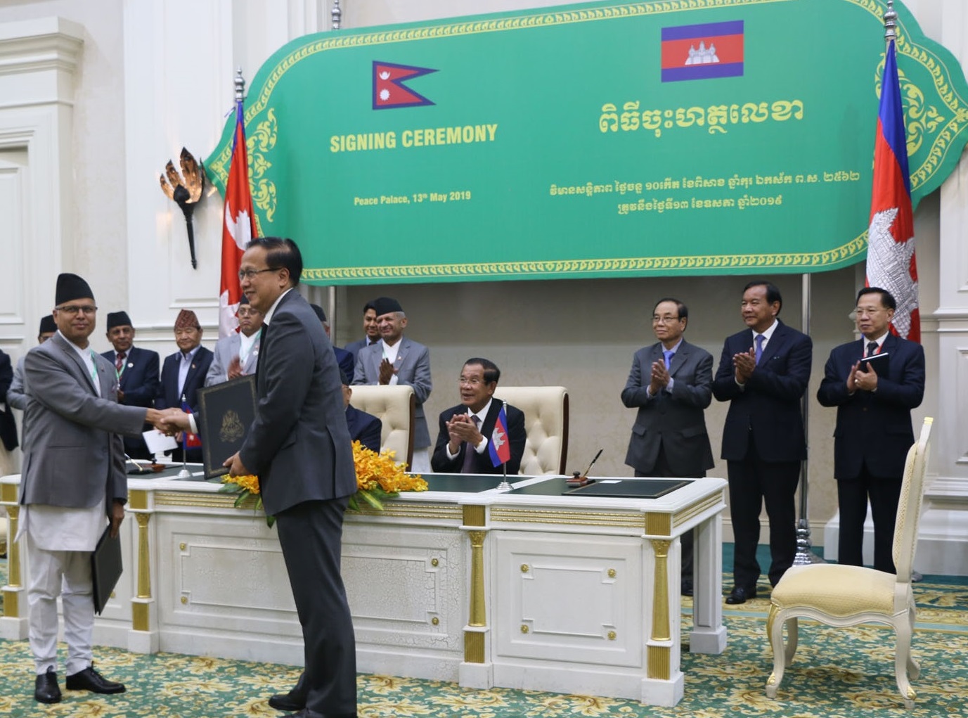 नेपाल र कम्बोडियाको पर्यटन र व्यापार विस्तार गर्ने समझदारीपत्रमा हस्ताक्षर