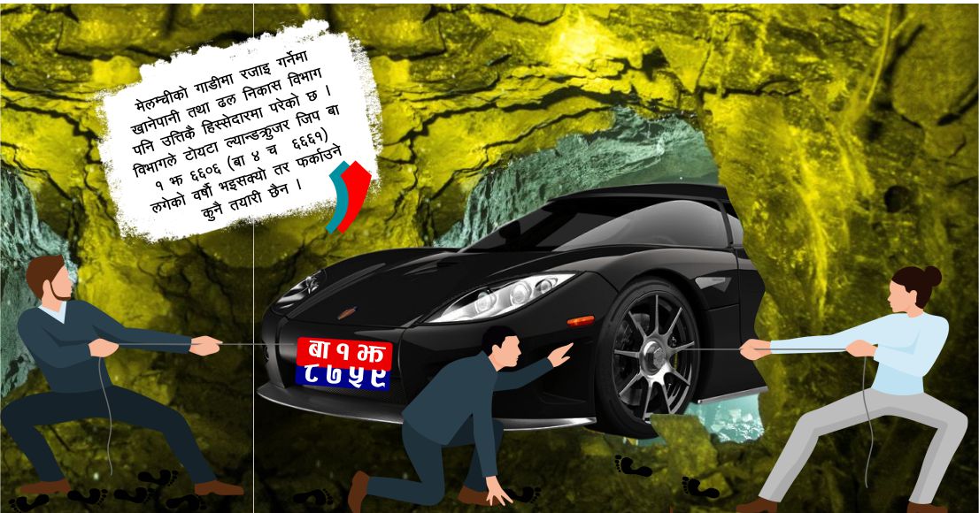 ‘कुन गाडी कति बेला कहाँ पुगेको हुन्छ थाह नै हुँदैन ’, मन्त्रीले गाडी जंगलमै छोड्दिन्छन्