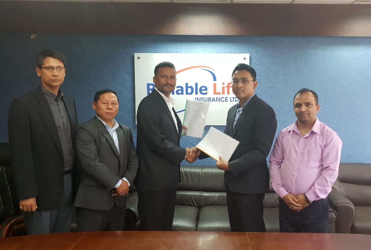 रिलायबल नेपाल लाइफ इन्स्योरेन्स एनसीएचएलसँग आबद्ध