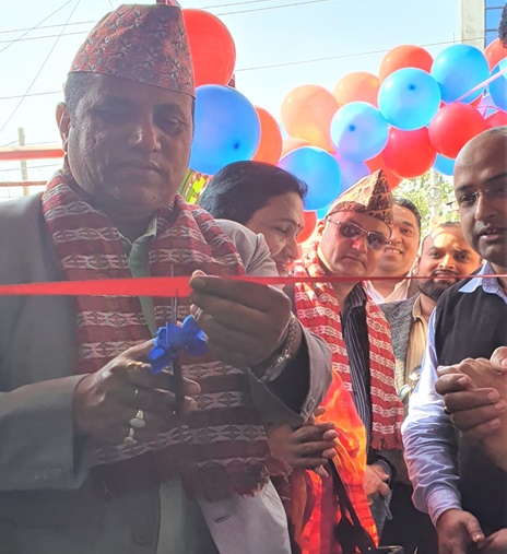 ग्लोबल आइएमईको एटिएम विराटनगर महानगरपालिका परिसरमा