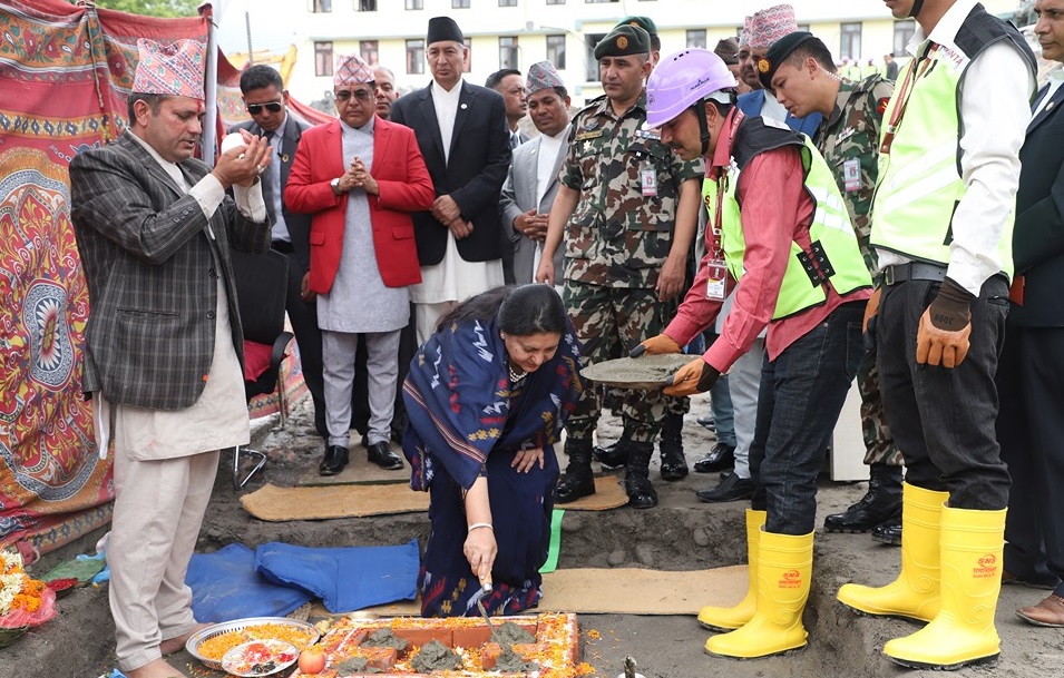 राष्ट्र बैंकको भवन शिलान्यास, अर्थमन्त्री र गर्भनरले के भने ?