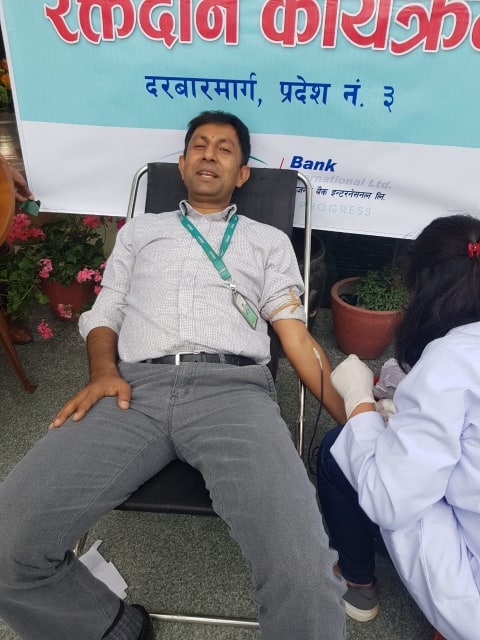 सिटिजन्स बैंकको रक्तदान कार्यक्रममा ५६६ जना सहभागी