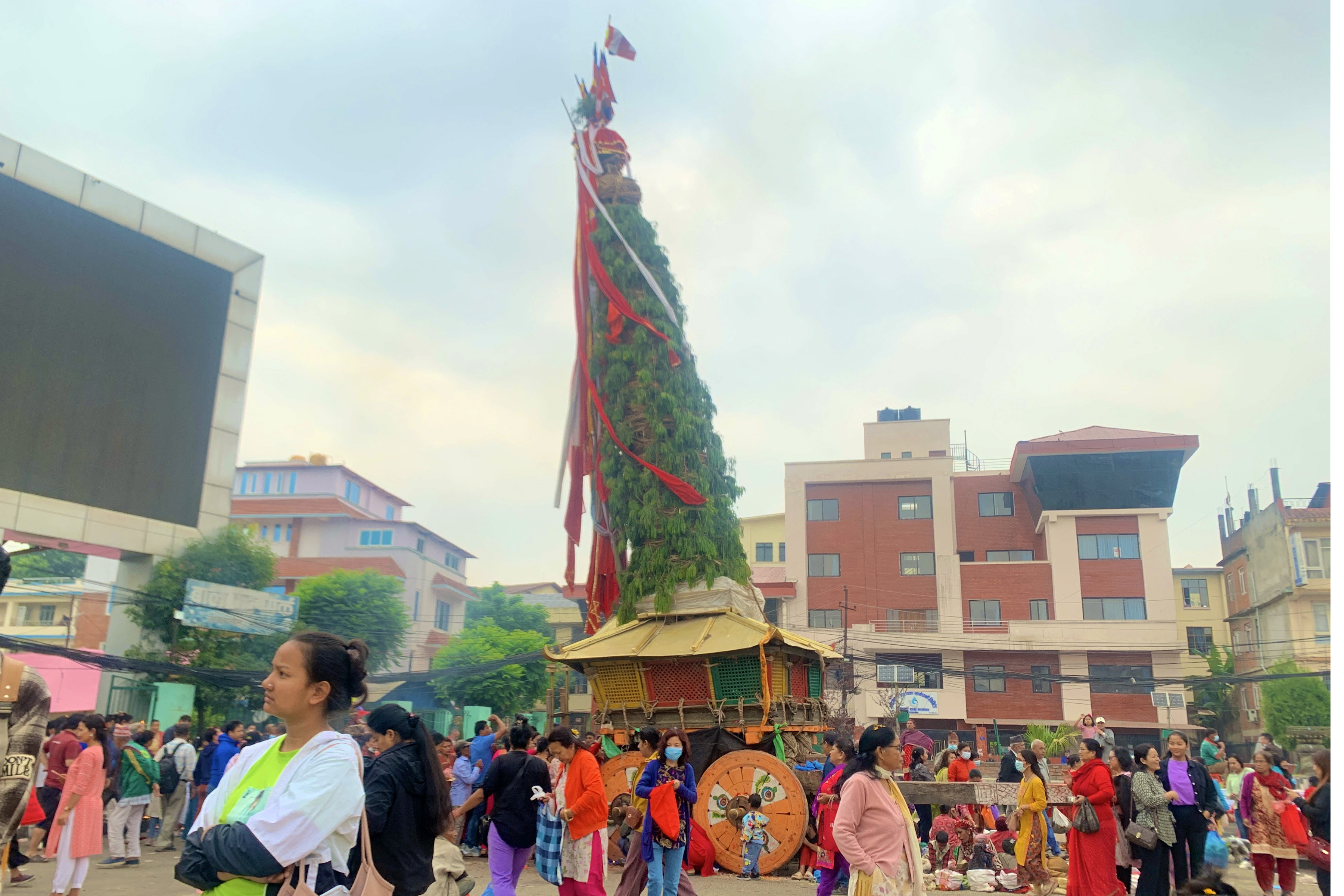 काठमाडौंमा रातो मच्छेन्द्रनाथको भोटो आज देखाइने