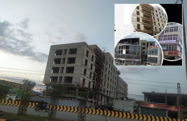 सिद्धार्थनगरमा मापदण्ड मिच्दै भवन बनाउँदै व्यापारी, मेयरलाई कानून पालना गराउनै सकस