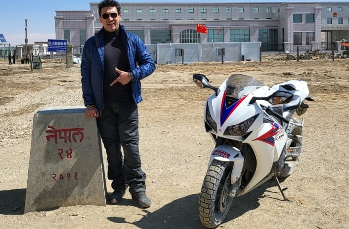 पहिलो पटक होन्डाको १००० सिसि बाइक उपल्लो मुस्ताङको कोरला पुग्यो