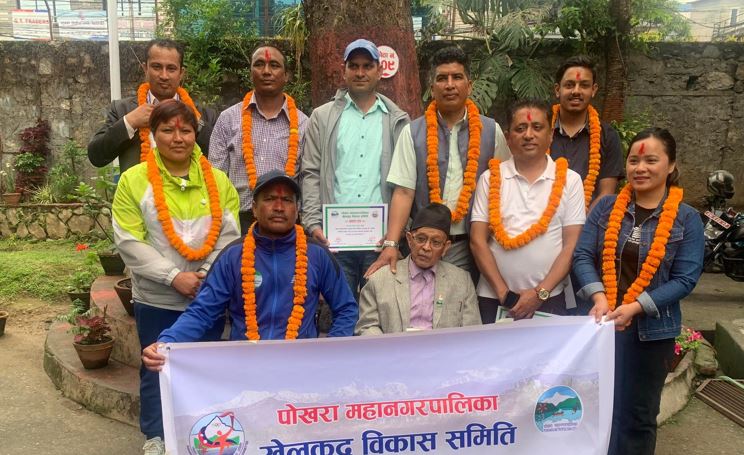 पोखरामा राष्ट्रिय साइक्लिङ प्रतियोगिता हुँदै