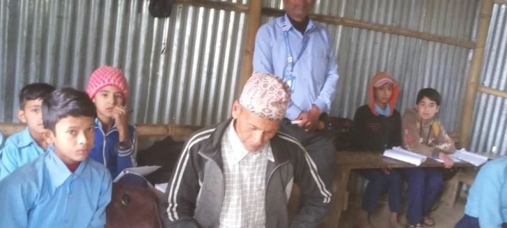 ६६ वर्षको उमेरमा कक्षा ७ मा पढ्दै महत