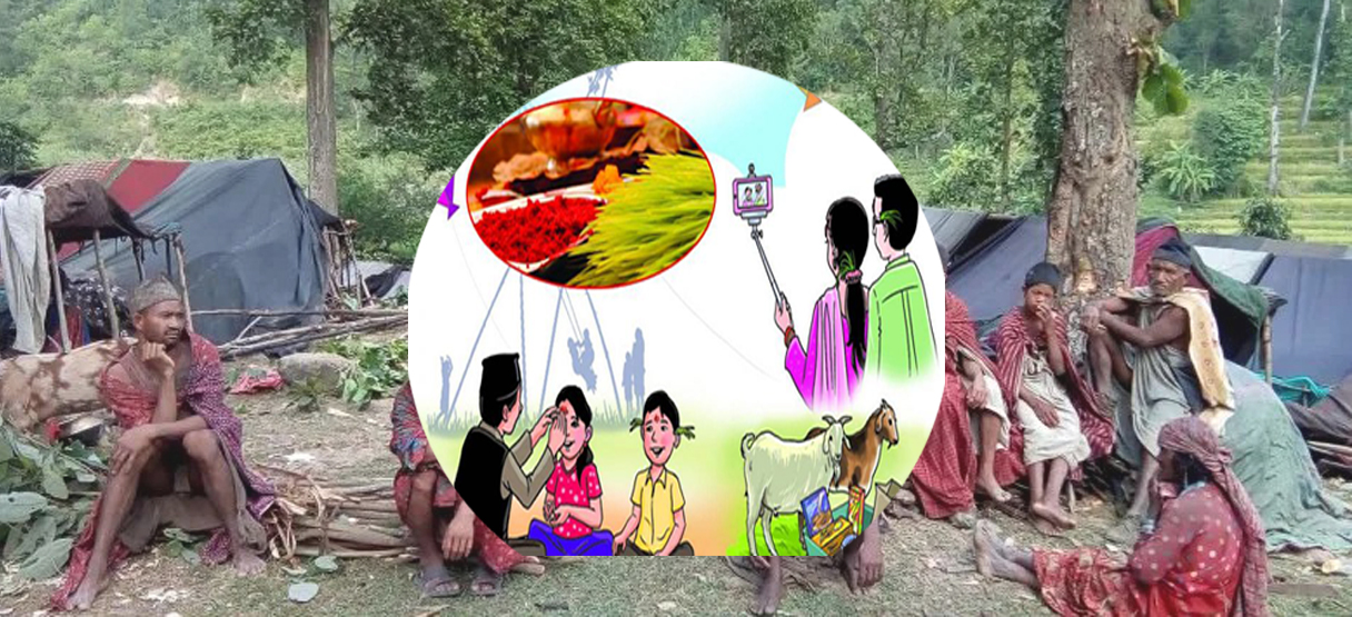 “मासुदेखि खाद्यान्नसमेत उधारोमा ल्याएर दसैँ मान्ने गर्छन्”