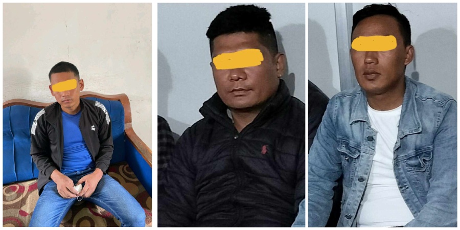 ९ सय ६० ग्राम सुनसहित तीन जना पक्राउ