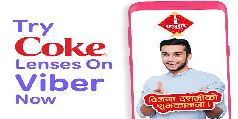 भाइबरले कोका–कोलासँगको साझेदारीमा ल्यायो कस्टम दशैँ लेन्स