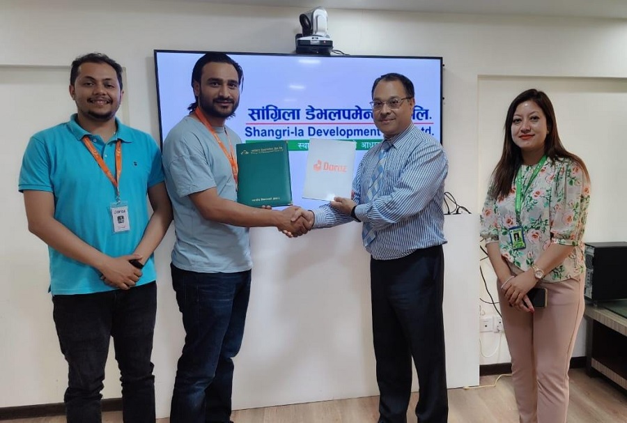 सांग्रिला डेभलपमेन्ट बैंक र दराजबीच डिजिटल पेमेन्ट पार्टनरसीप सम्झौता