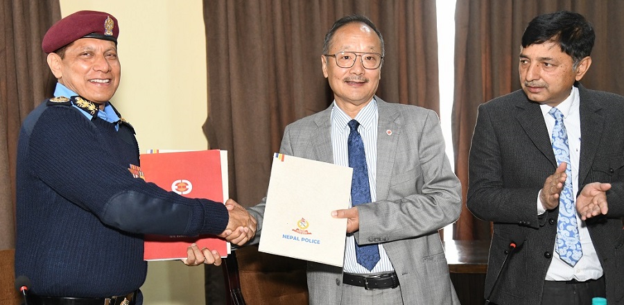 नेपाल प्रहरी-एभरेष्ट बैंक छात्रवृत्ती अक्षय कोष स्थापना