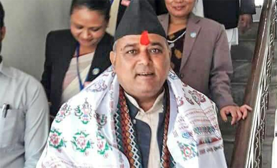 लुम्बिनीमा दृगनारायण पाण्डेय राष्ट्रिय सभा सदस्य निर्वाचित
