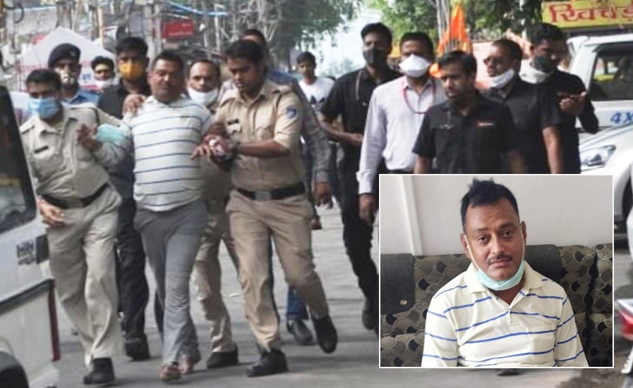 ८ भारतीय प्रहरीको हत्या गर्ने गु्ण्डा नाइके दुबे पक्रउपछि इन्काउन्टरमा मारिए