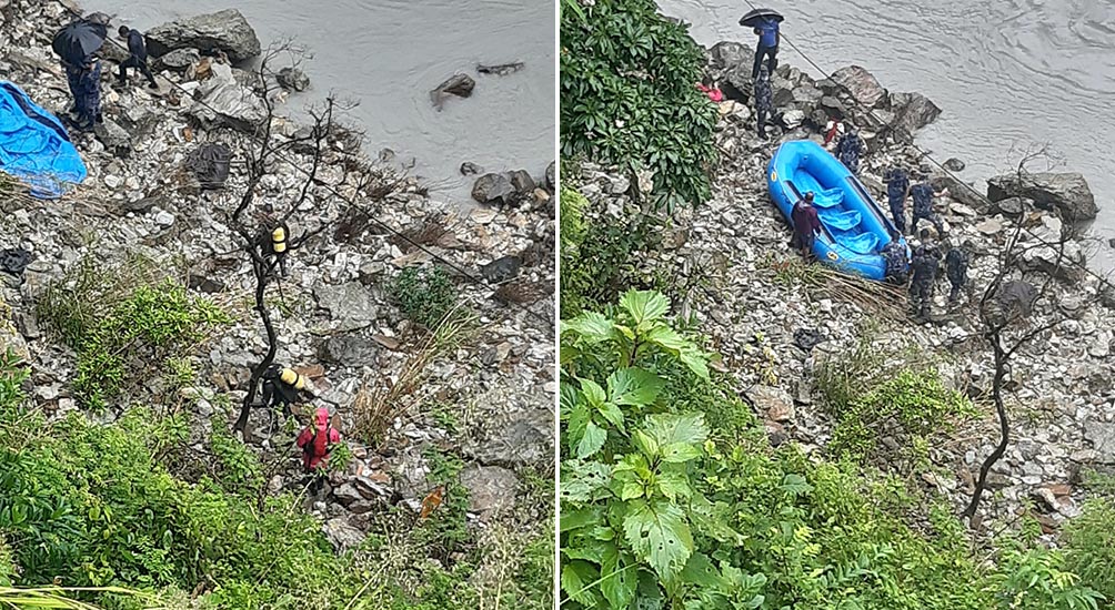 मर्र्स्याङ्दीमा मिनी ट्रक खस्यो,  थप विवरण आउन बाँकी