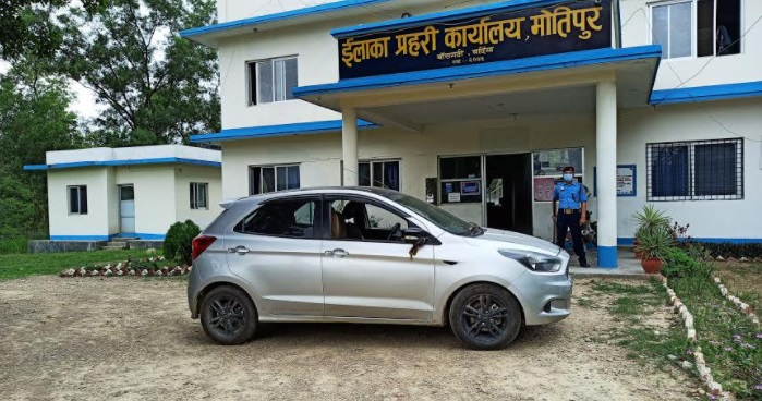 प्रहरीले बेवारिसे गाडि राजश्व अनुसन्धान कार्यालयमा बुझायो