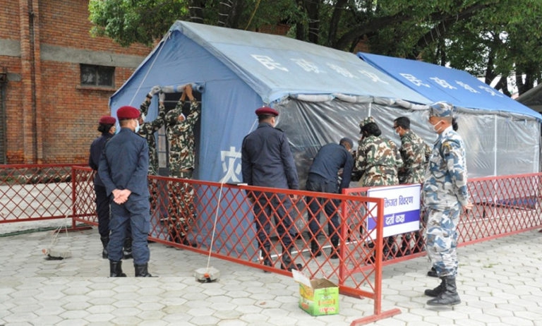 विदेशबाट फर्कनेका लागि भक्तपुरका दुई स्थानमा ‘होल्डिङ सेन्टर’ तयार