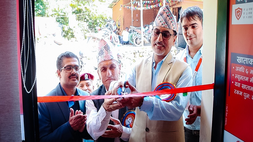 ग्लोबल आइएमई बैंकको ६६औँ एक्सटेन्सन काउन्टर गुल्मीको इन्द्रेगौंडामा