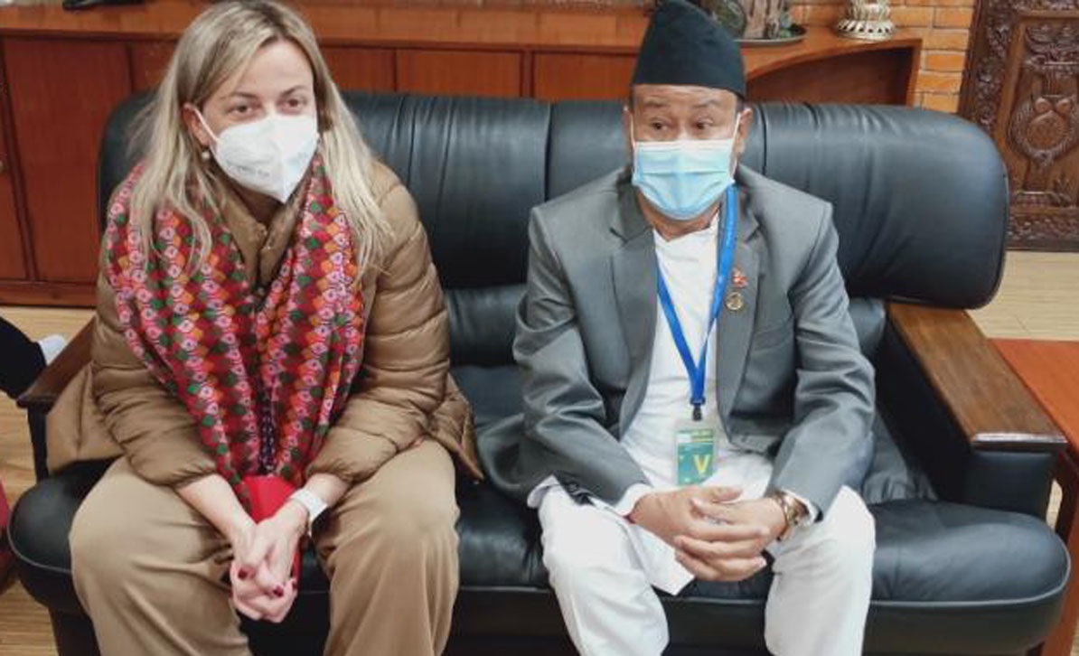 स्पेनका सभामुख नेपाल भ्रमणमा