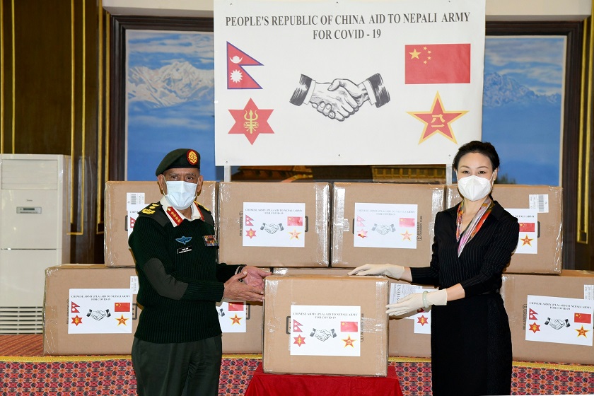 नेपाली सेनालाई चीनले दियो ३ लाख भेरोसेल खोप