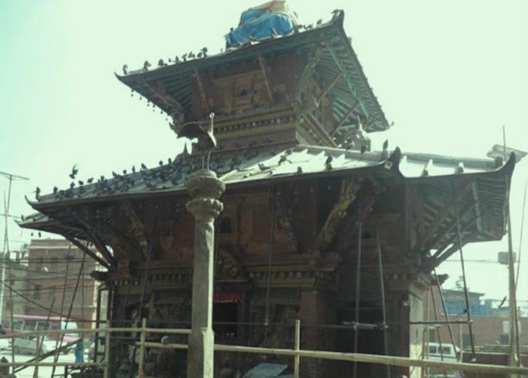 मल्लकालीन परम्परा निरन्तरता दिँदै भित्र्याइयो फूलपाती