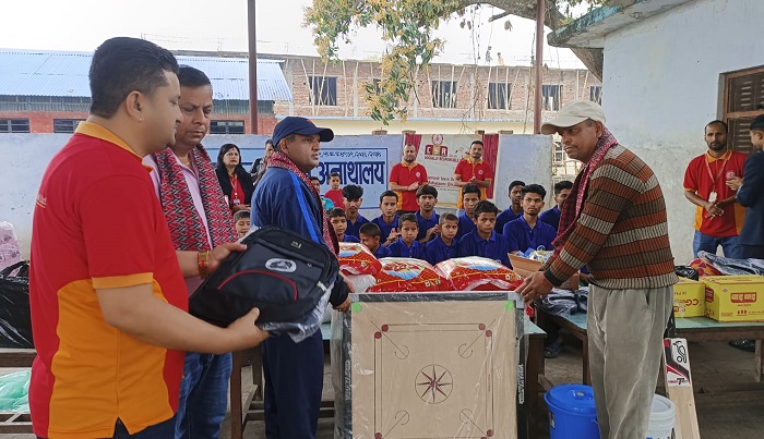 महालक्ष्मी विकास बैंकद्वारा विभिन्न संस्थालाई सहयोग