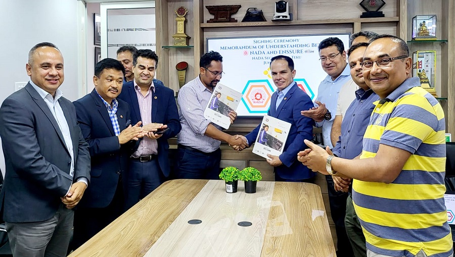 बृहत् तालिम सञ्चालनका लागि नाडा र ‘इन्स्योर’बीच सम्झौता