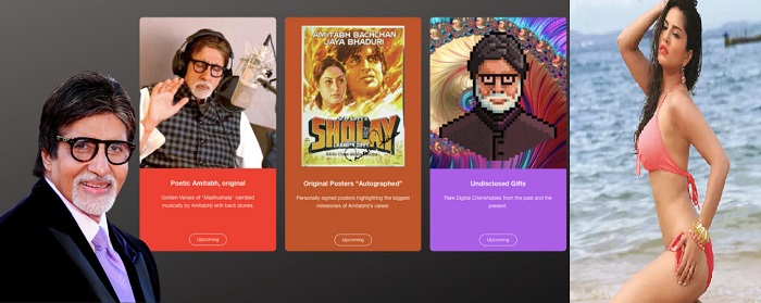 एनएफटी व्यापारमा लोभिए सनी लियोनी र अमिताभ बच्चन