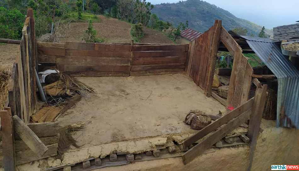 हावाहुरीका कारण शितगंगामा लाखौँको क्षति