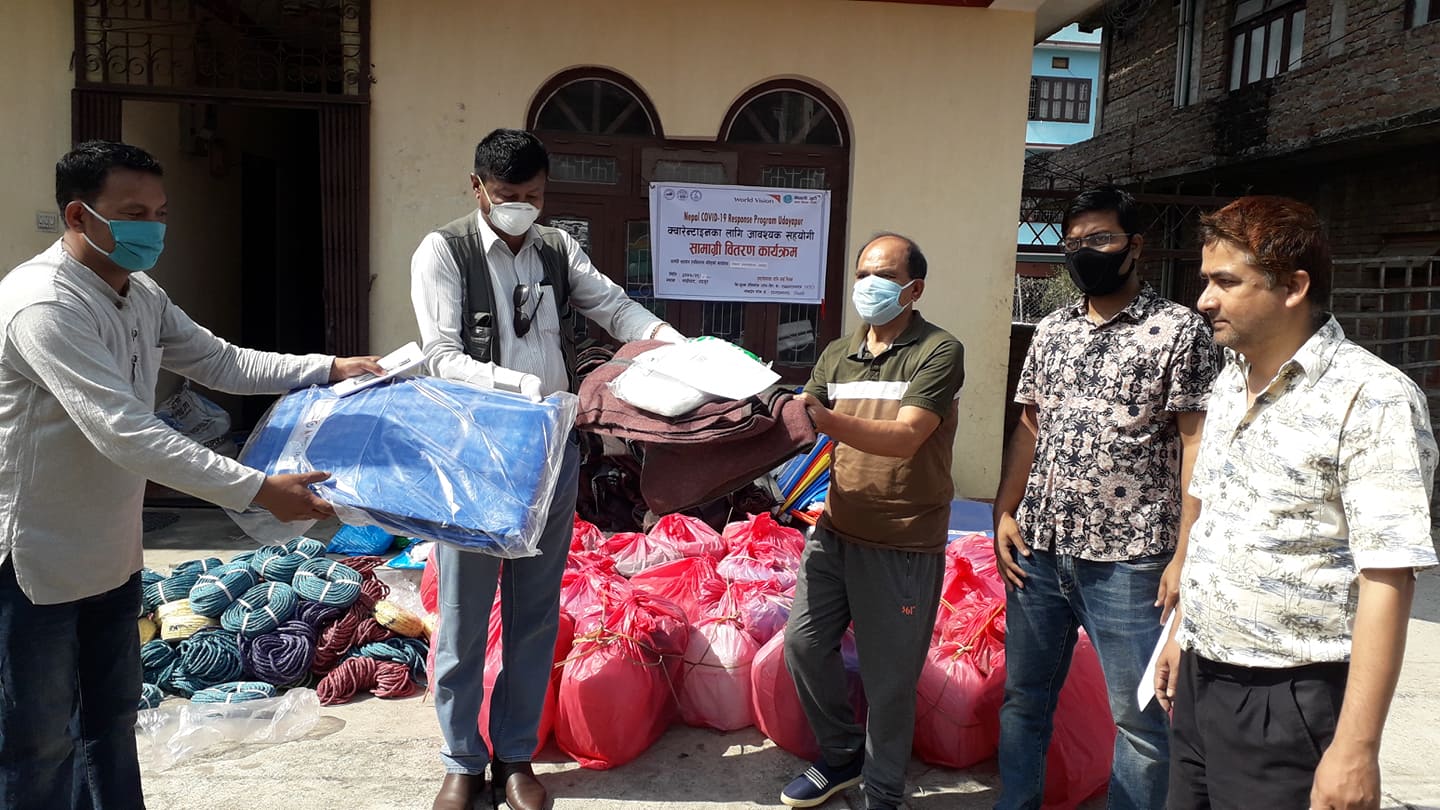 क्वारेन्टाइनमा बसेकालाई वल्डभिजनले गर्यो सहयोग