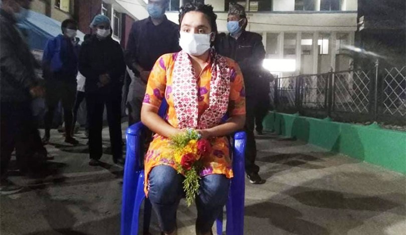 बागलुङ सङ्क्रमणमुक्त क्षेत्र, १९ वर्षीया अंशु पनि डिस्चार्ज
