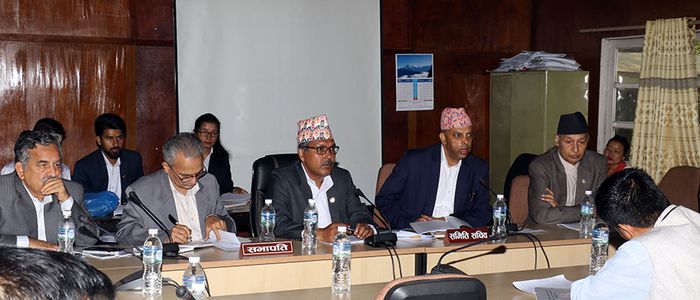 अर्थ समितिको बैठक काेरम नपुगी स्थगित