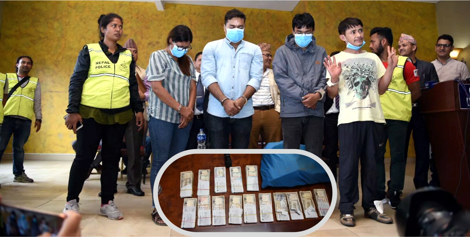 बैंक चाेरी गर्ने १२ जना सार्वजनिक, मुख्य याेजनाकार भारतीय 'काले' फरार