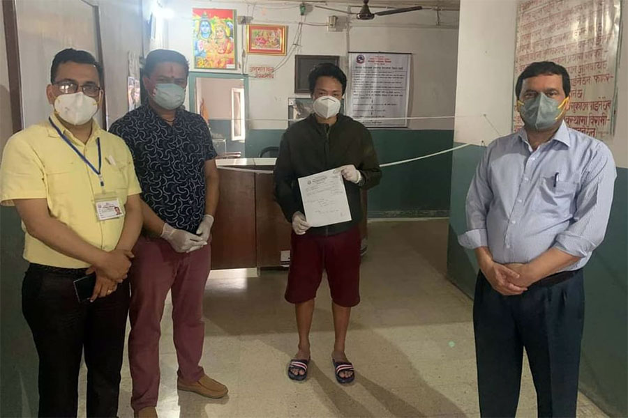 अर्का कोरोना सङ्क्रमित २७ वर्षीय पुरुषलाई घर पठाइयो
