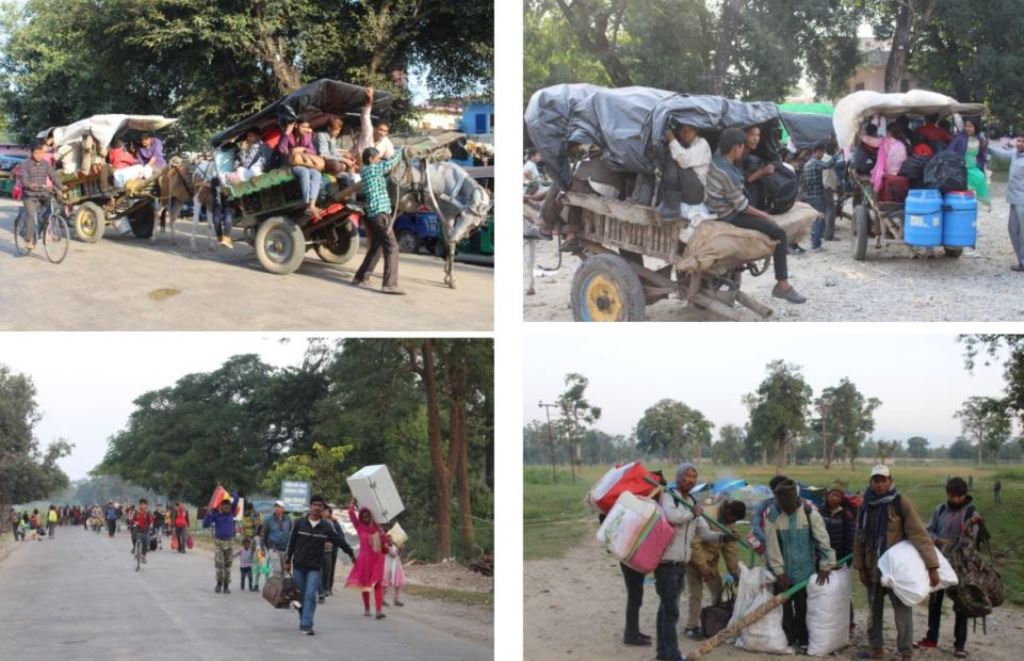 भारत फर्किएका कामदारमा सङ्क्रमण भेटिएपछि बर्दियाका 'दुई गाउँ सील'