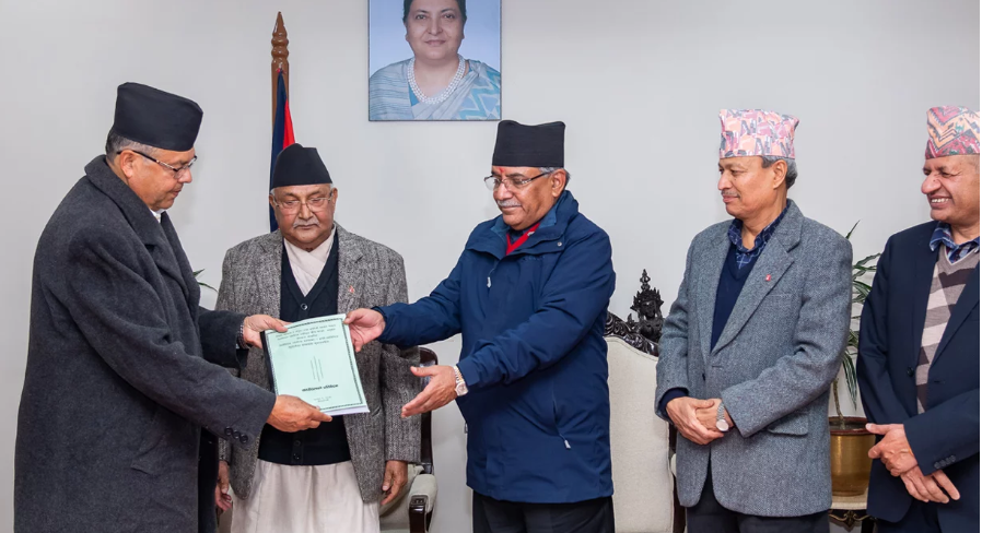 एमसिसी कार्यदलले प्रतिवेदन अध्यक्षद्वयलाई समक्ष बुझाए