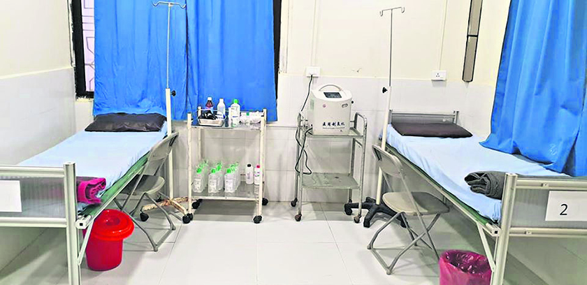 उदयपुरमा पनि आइसोलेसन वार्डको व्यवस्था