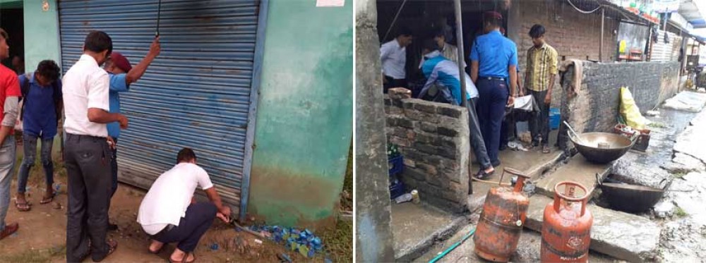 नालीमाथी मिठाइ पसलको भान्छा, २ जना पक्राउ