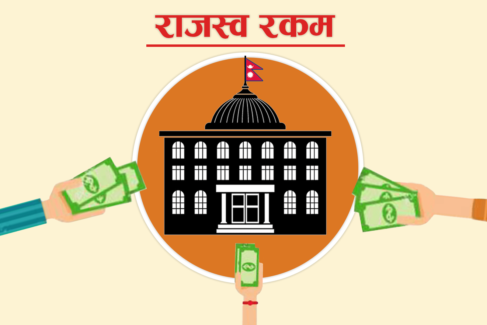 कर तिर्दा कुन राजस्व शिर्षक नम्बरमा दाखिला गर्ने ?