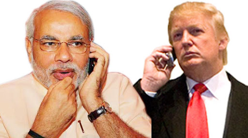 ट्रम्प र मोदीबीच फोनवार्ता