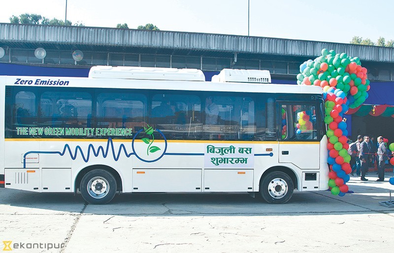 विद्युतीय बस खरिदमा ढिलाइ हुने
