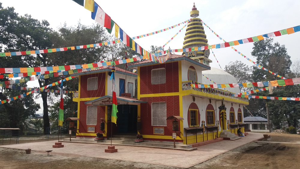 महाबौद्ध गुम्बाको मूर्ति ताला फोडेर चोरी
